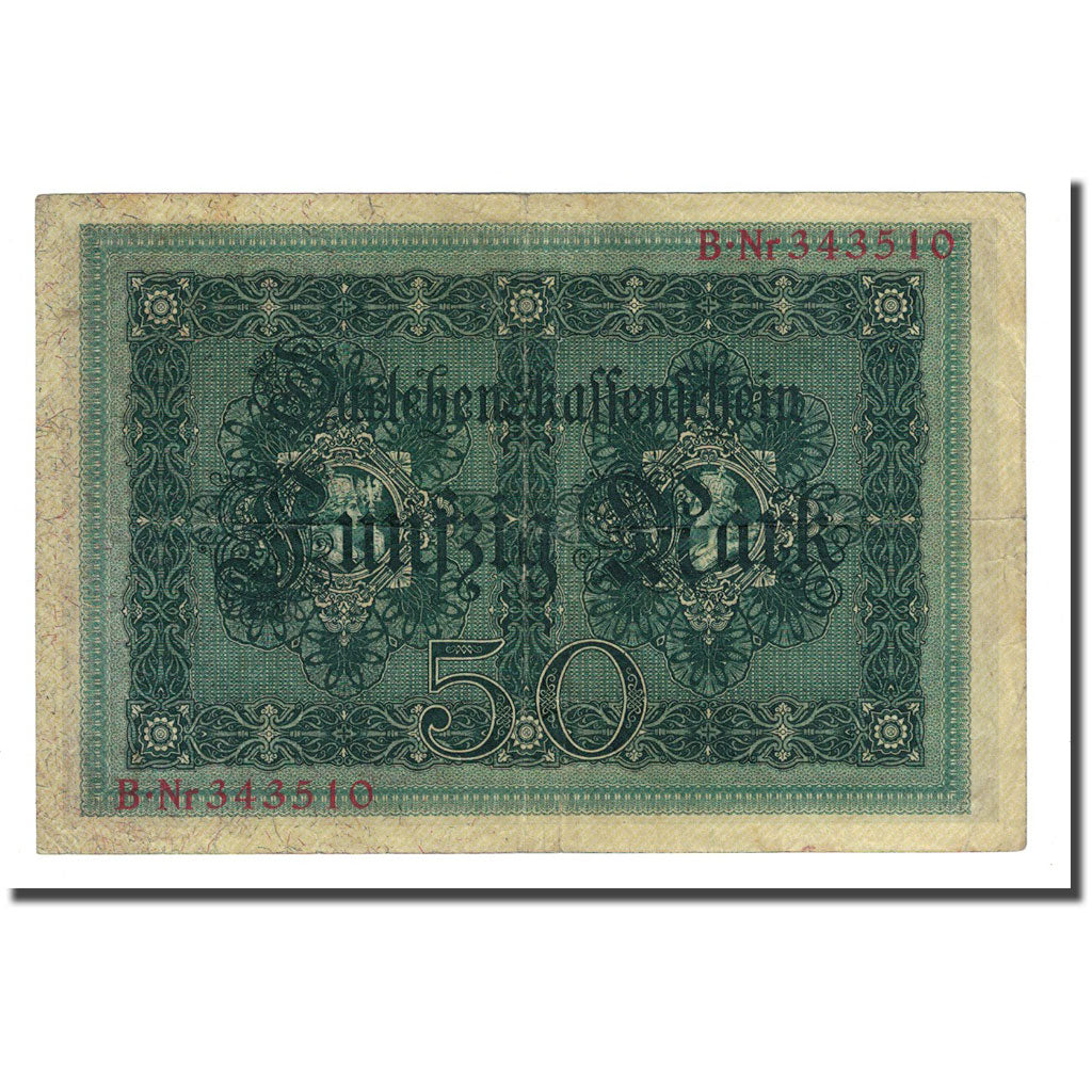 Biljet, Duitsland, 50 Mark, 1914-08-05, KM:49a, TB