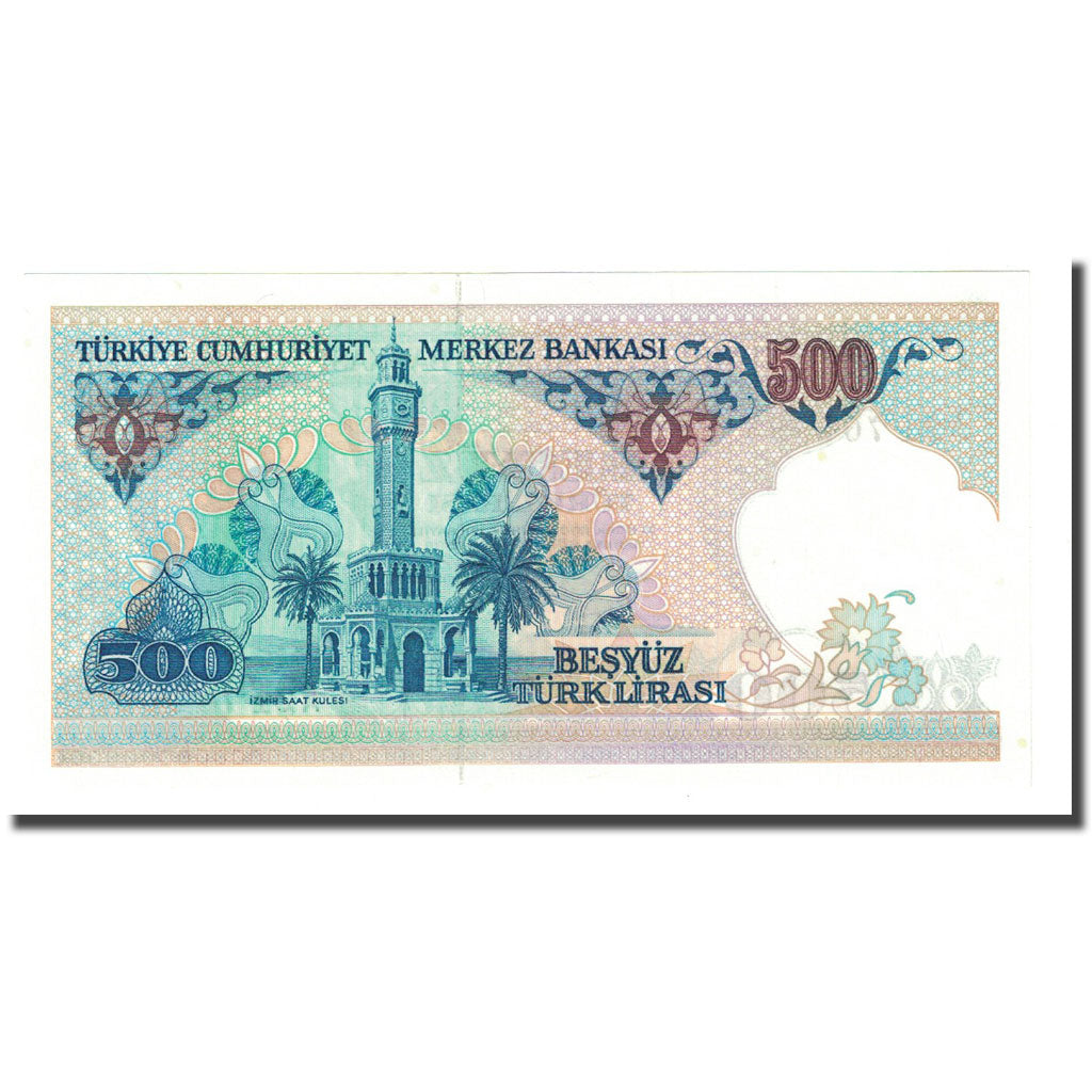 Banknot, Turcja, 500 Lira, L.1970, KM:195, UNC(65-70)
