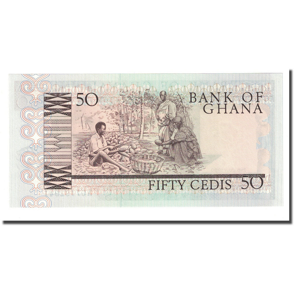 Banknot, Ghana, 50 Cedis, 1980-07-02, KM:22b, UNC(65-70)