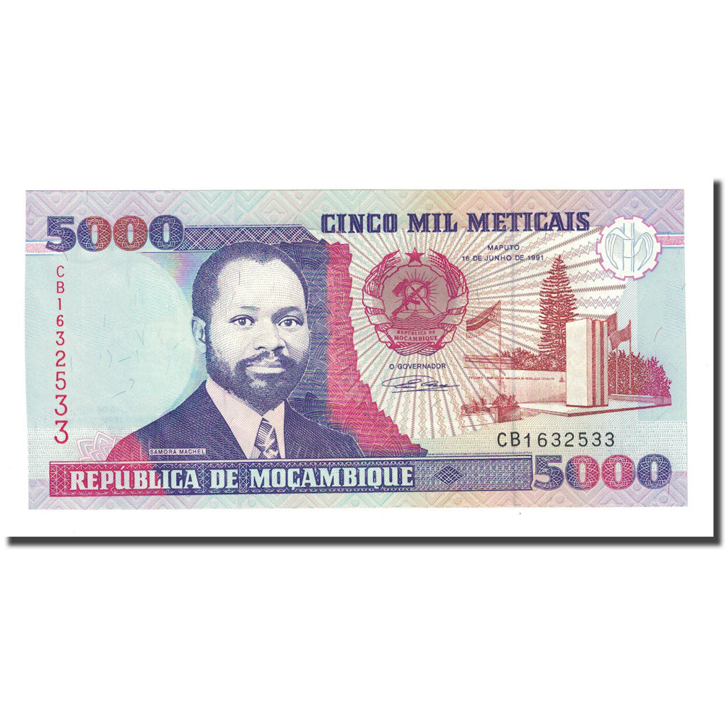 Banknote, Mozambique, 5000 Meticais, 1991-06-16, KM:136, UNC(65-70)