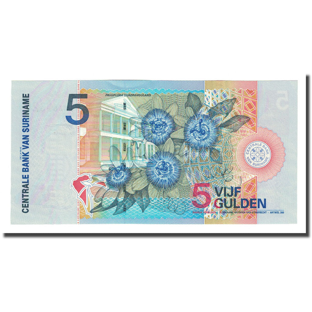 Banknote, Surinam, 5 Gulden, 2000-01-01, KM:146, UNC(65-70)