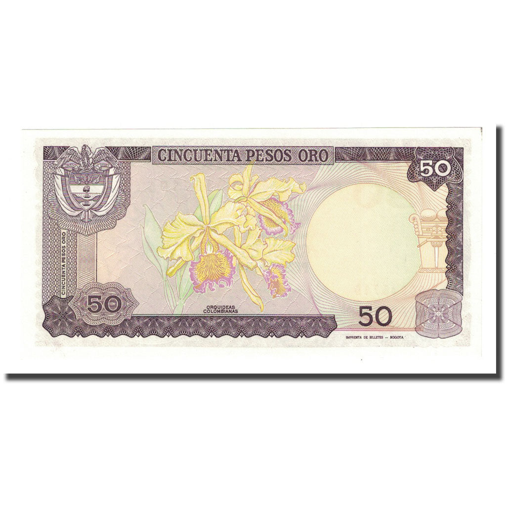 Banknote, Colombia, 50 Pesos Oro, 1985-01-01, KM:425a, UNC(65-70)