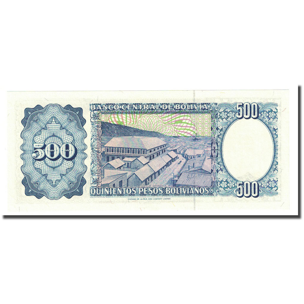 Banknote, Bolivia, 500 Pesos Bolivianos, 1981-06-01, KM:165a, UNC(65-70)
