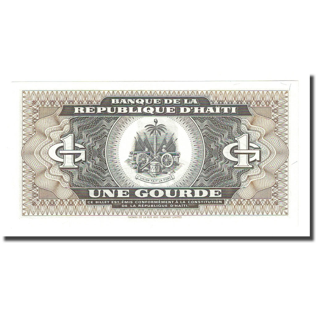 Nota, Haiti, 1 Gourde, 1993, KM:259a, UNC(65-70)