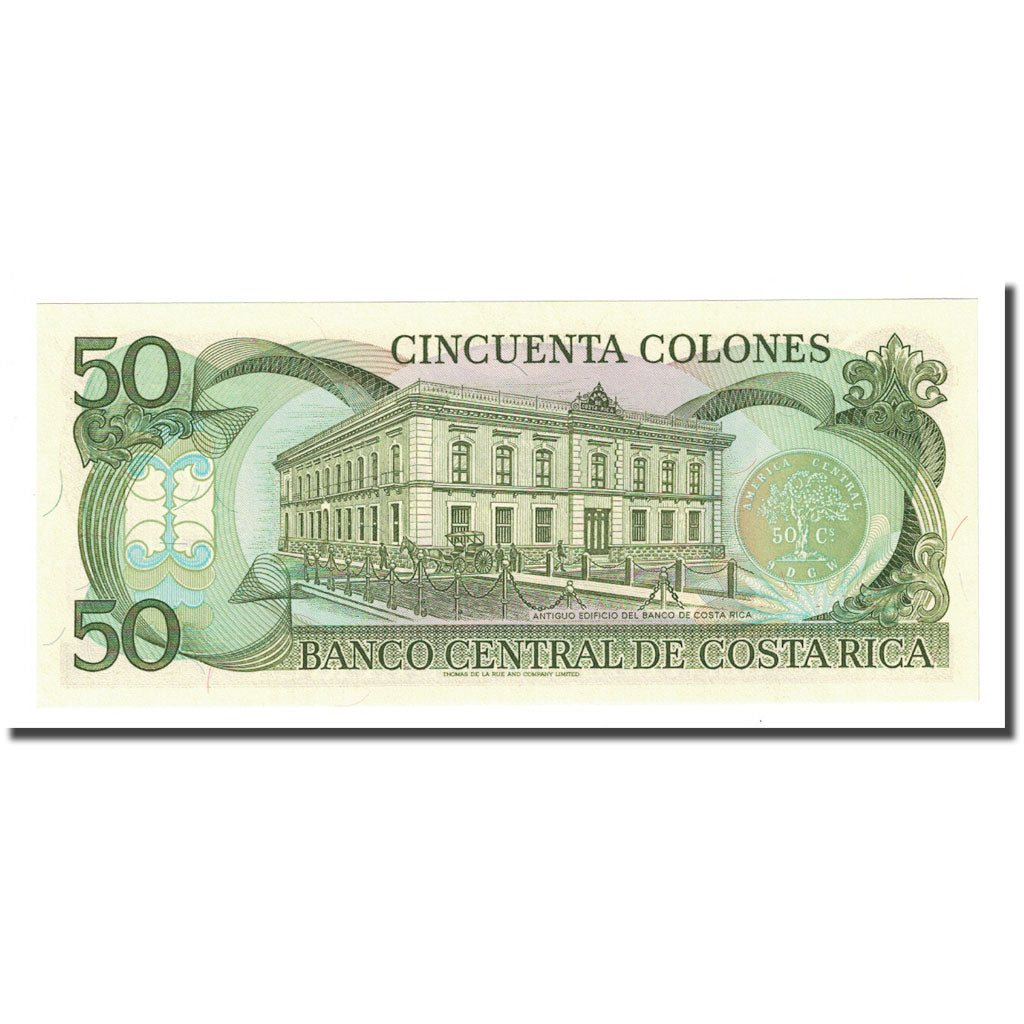 Banknote, Costa Rica, 50 Colones, 1993-07-07, KM:257a, UNC(65-70)