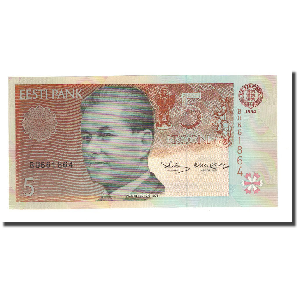 Estonia, 5 Krooni, UNC