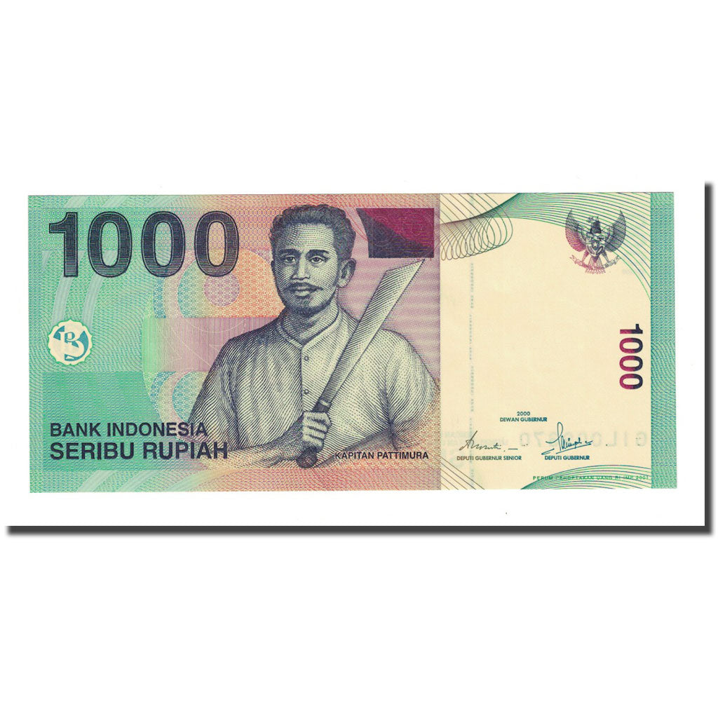 Nota, Indonésia, 1000 Rupiah, 2000, KM:141b, UNC(65-70)