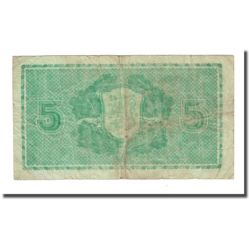 Billete, 5 Markkaa, 1939, Finlandia, KM:69a, BC