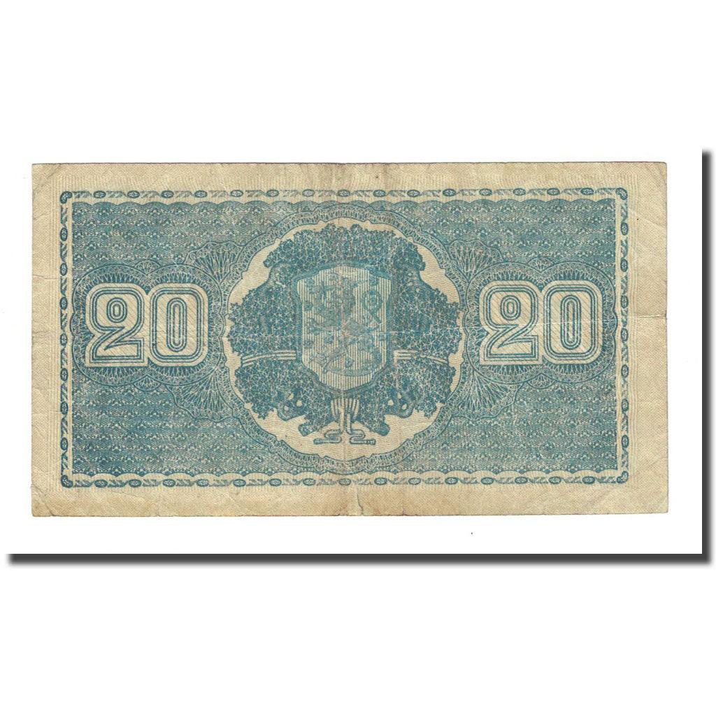 Billete, 20 Markkaa, 1945, Finlandia, KM:78a, MBC