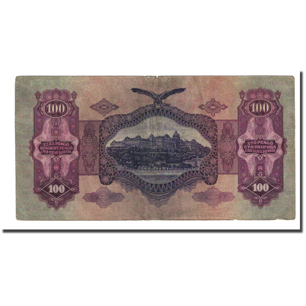 Banknot, Węgry, 100 Pengö, 1930-07-01, KM:112, VF(20-25)