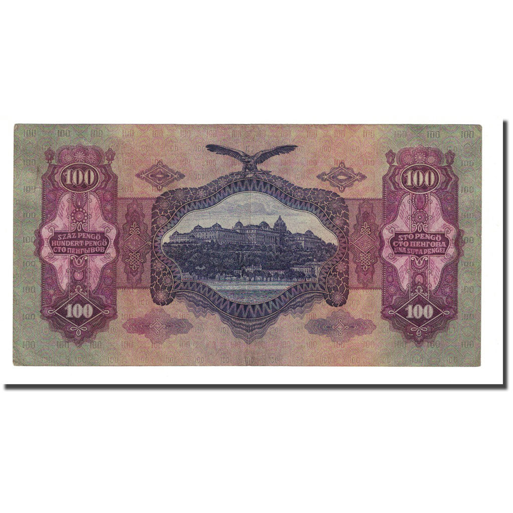 Geldschein, Ungarn, 100 Pengö, 1930-07-01, KM:112, VZ