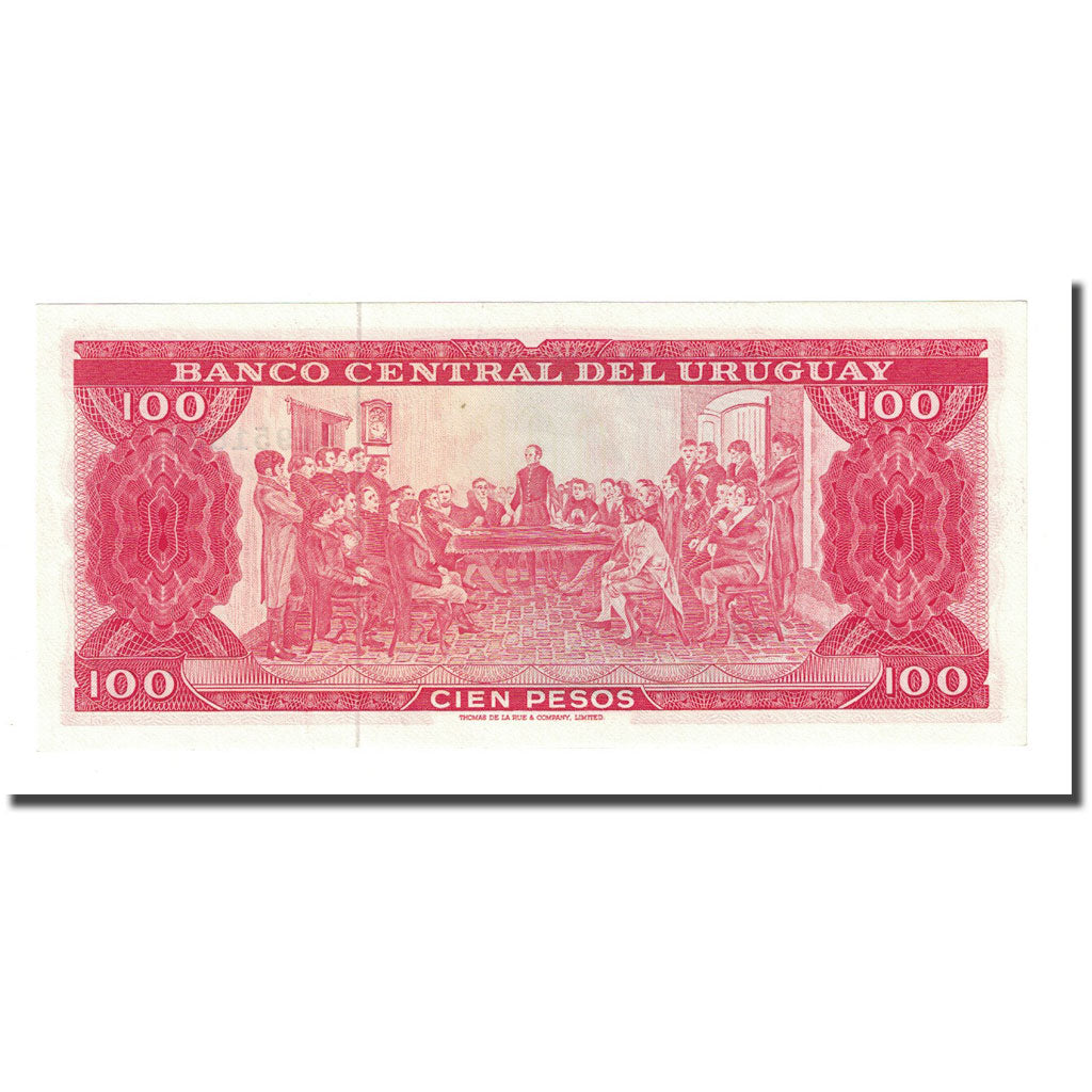Banknote, Uruguay, 100 Pesos, Undated (1967), KM:47a, UNC(65-70)