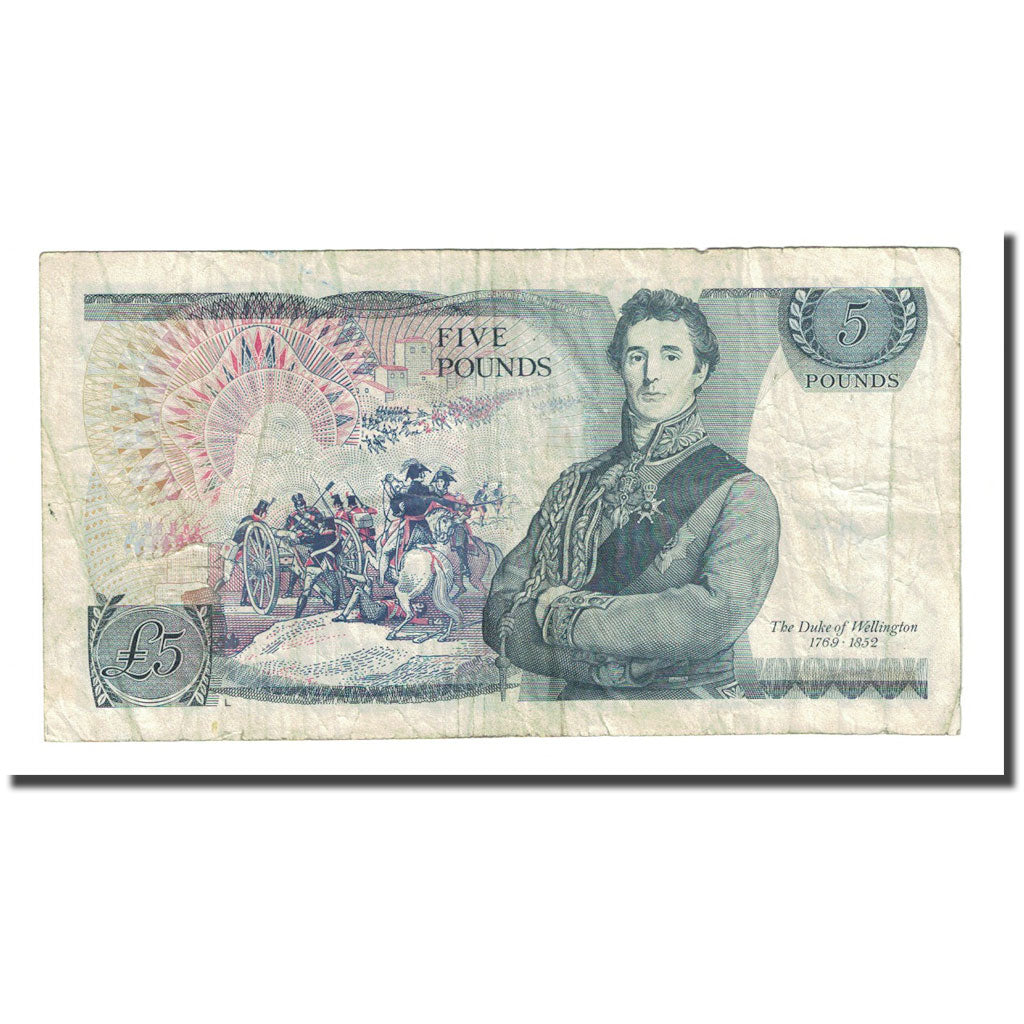Billet, Grande-Bretagne, 5 Pounds, Undated (1971-91), KM:378a, TB