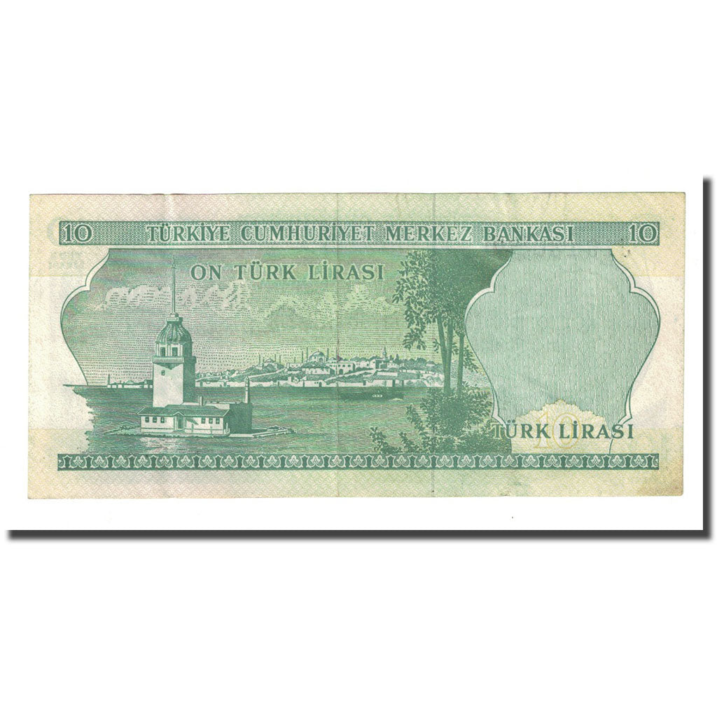 Banknote, Turkey, 10 Lira, L.1970, KM:186, AU(55-58)