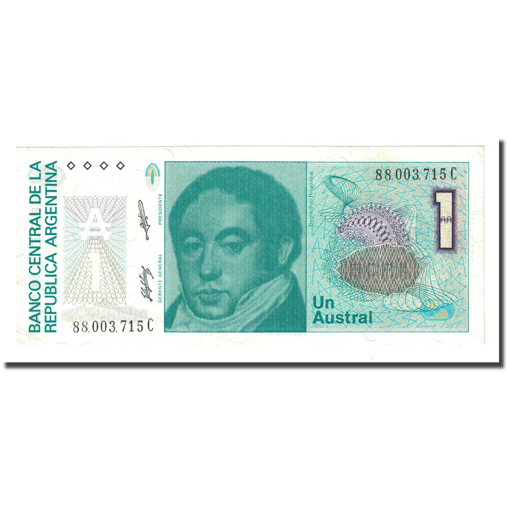 Banknote, Argentina, 1 Austral, Undated (1985-89), KM:323b, UNC(63)