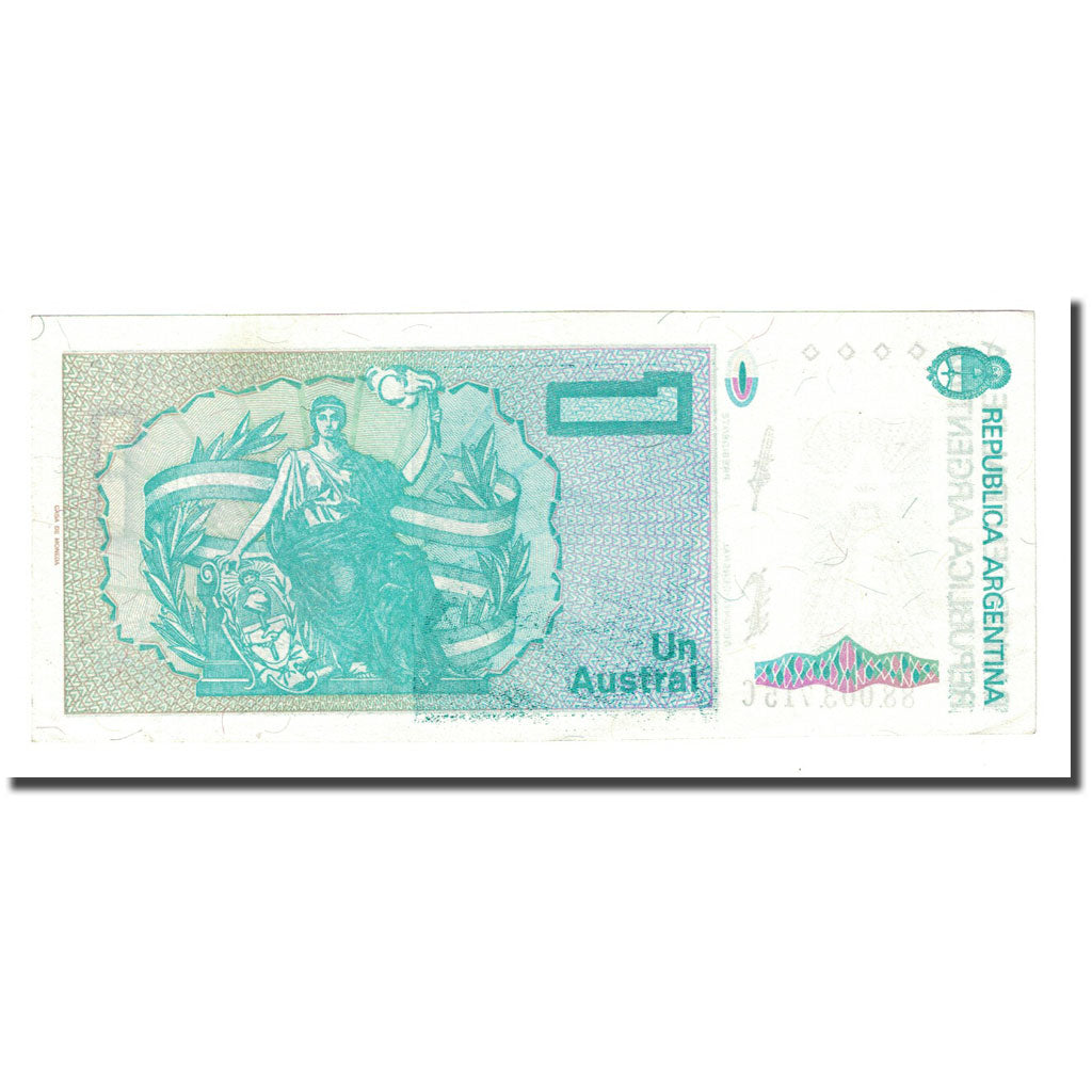 Banknote, Argentina, 1 Austral, Undated (1985-89), KM:323b, UNC(63)