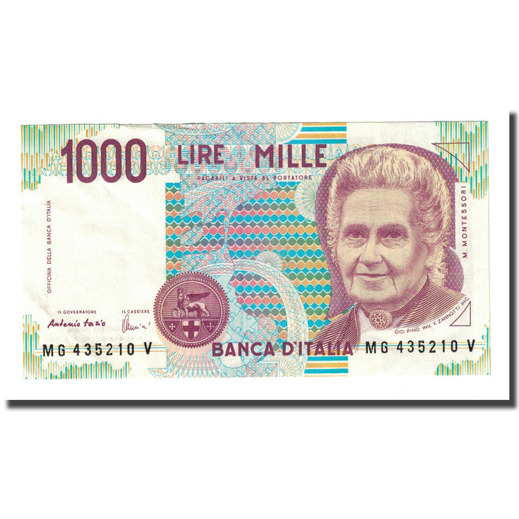 Banconote, Italia, 1000 Lire, D.1990, KM:114c, SPL-