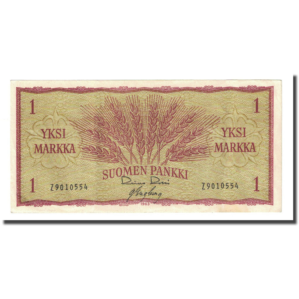 Banknote, Finland, 1 Markka, 1963, KM:98a, UNC(63)