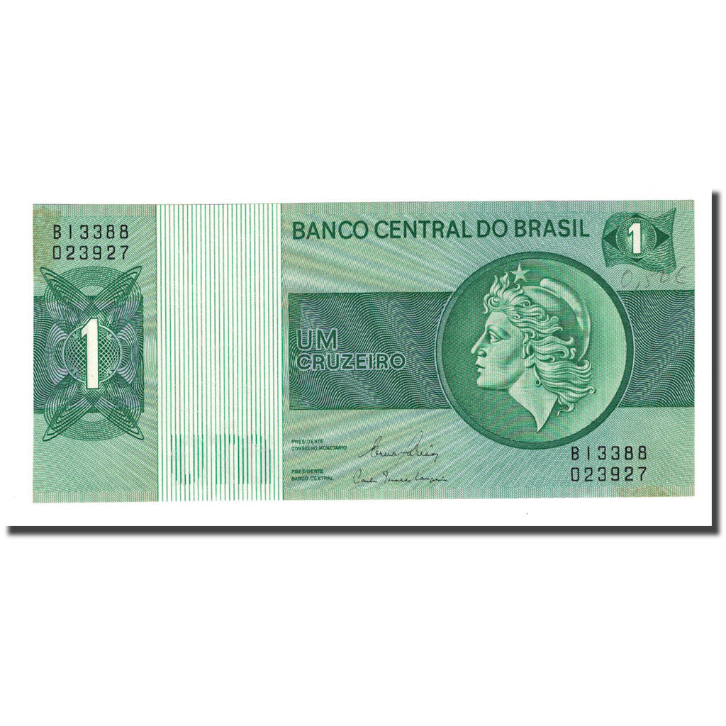 Banknote, Brazil, 1 Cruzeiro, Undated (1980), KM:191Ac, UNC(65-70)