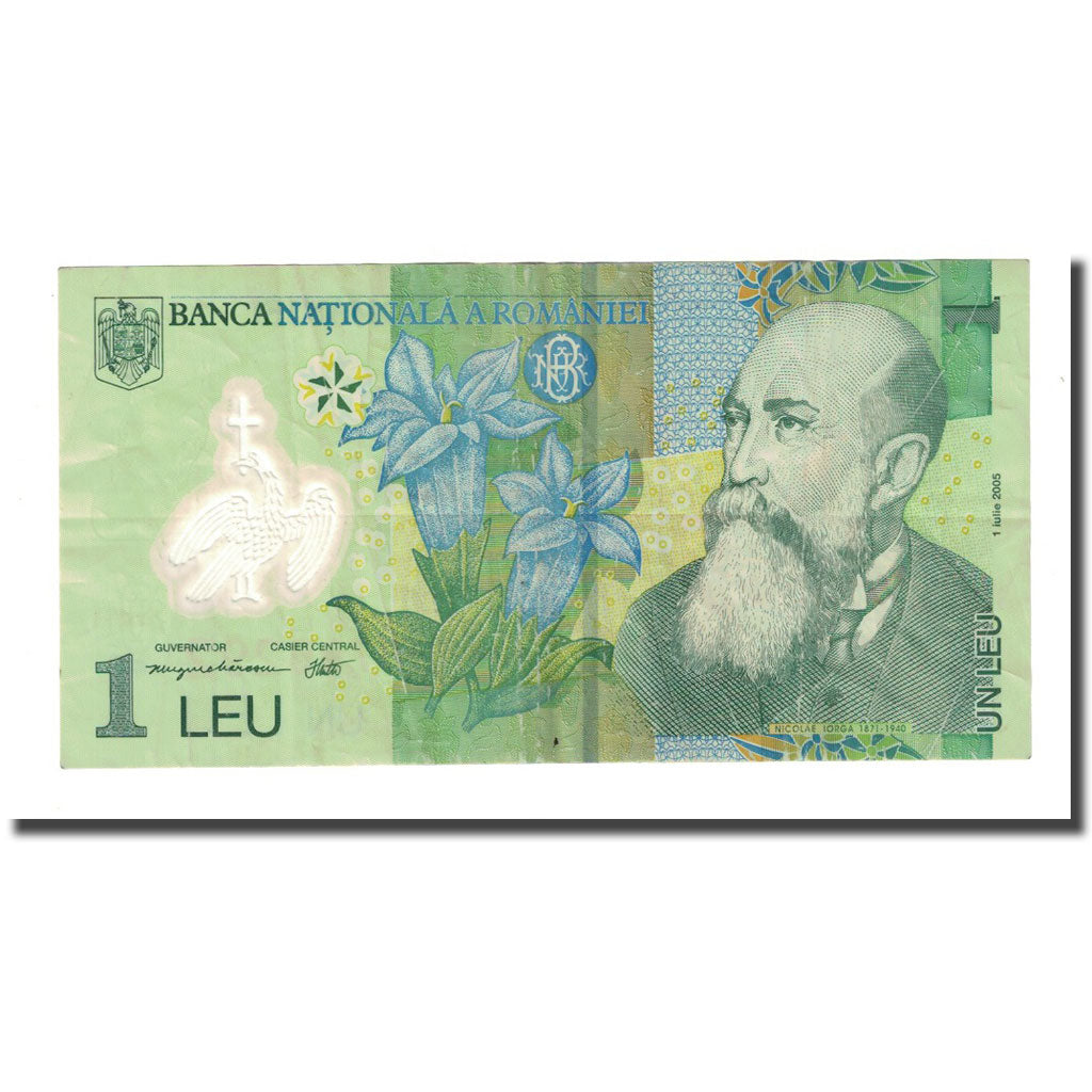 Banknote, Romania, 1 Leu, 2005-07-01, KM:117a, EF(40-45)