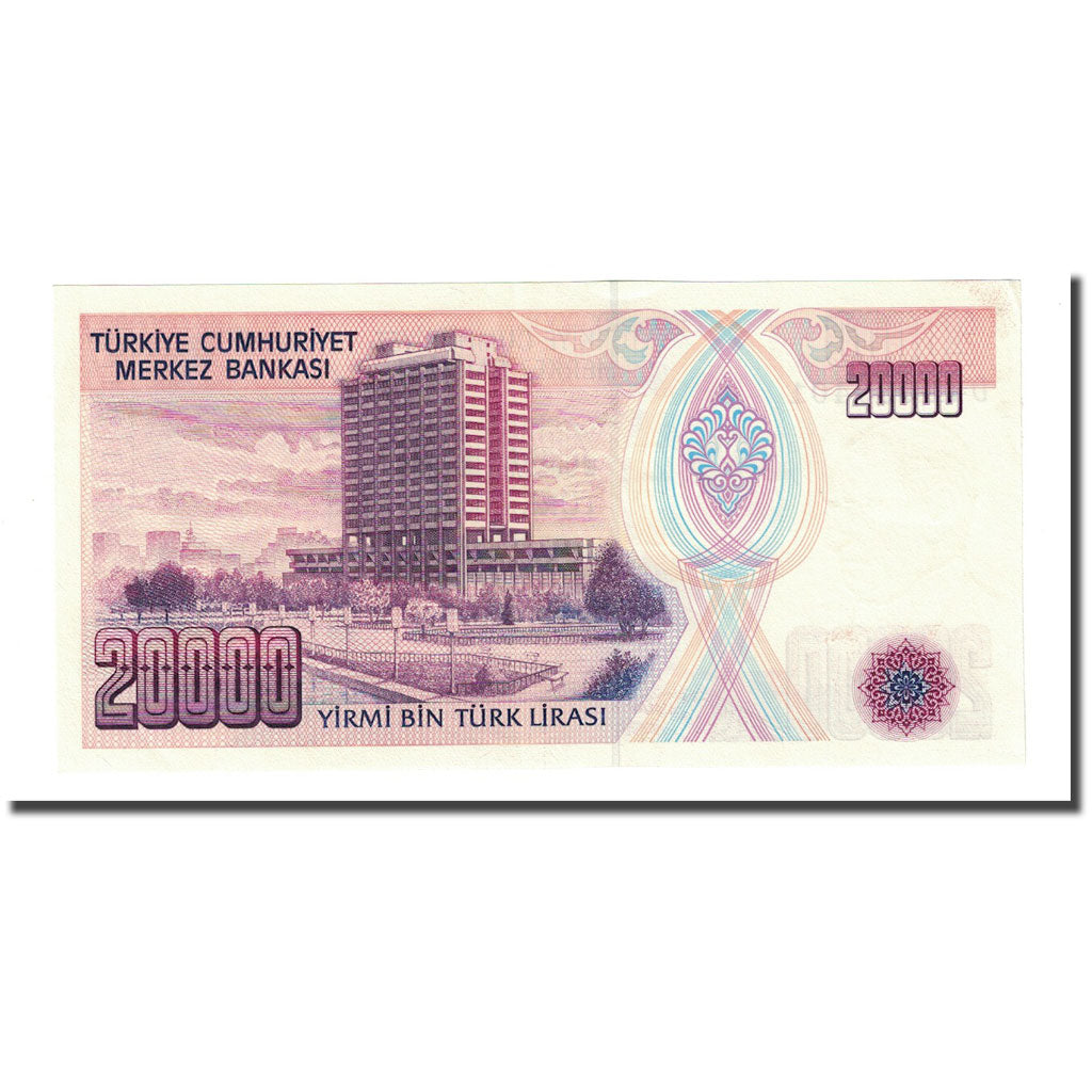 Banknote, Turkey, 20,000 Lira, L.1970, KM:201, UNC(65-70)