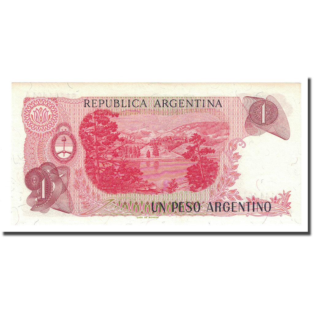Geldschein, Argentinien, 1 Peso Argentino, Undated (1983-84), KM:311a, UNZ