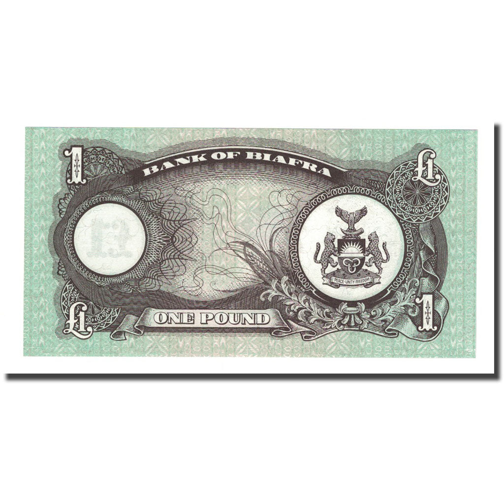Geldschein, Biafra, 1 Pound, undated (1968-69), KM:5a, UNZ