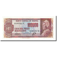 Banknote, Bolivia, 100,000 Pesos Bolivianos, D. 1984-06-5, KM:171a, UNC(65-70)