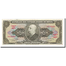 Banknote, Brazil, 5 Cruzeiros, Undated (1964), KM:176d, UNC(65-70)