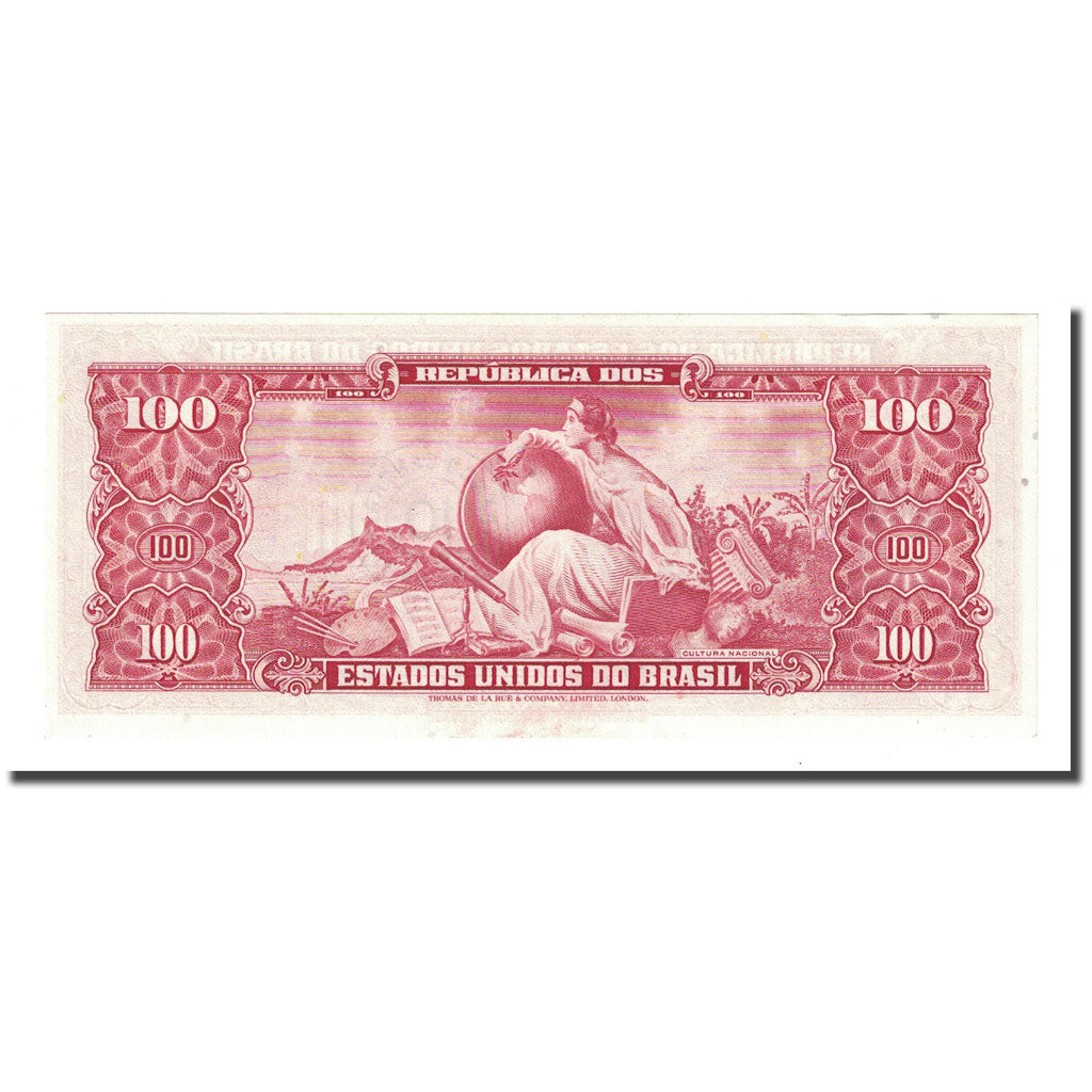 Banknote, Brazil, 10 Centavos on 100 Cruzeiros, Undated (1966-1967), KM:185a