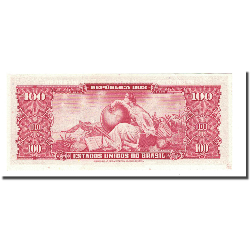 Banknote, Brazil, 10 Centavos on 100 Cruzeiros, Undated (1966-1967), KM:185a