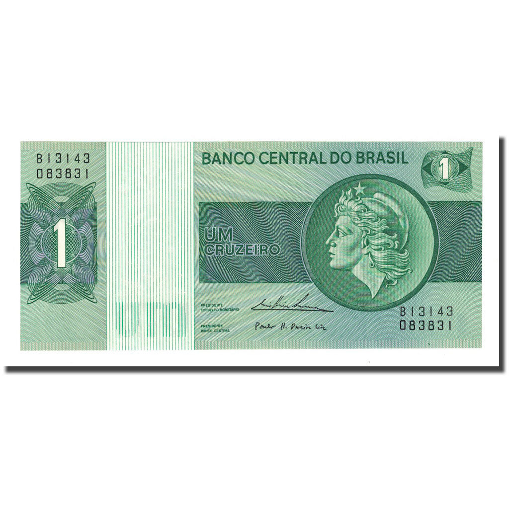 Banknote, Brazil, 1 Cruzeiro, Undated (1975), KM:191Ab, UNC(65-70)