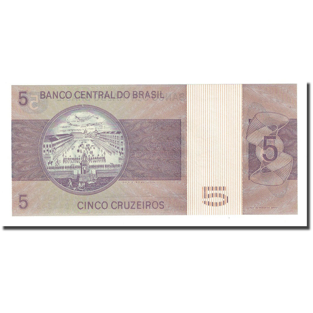 Nota, Brasil, 5 Cruzeiros, Undated (1974), KM:192c, UNC(65-70)