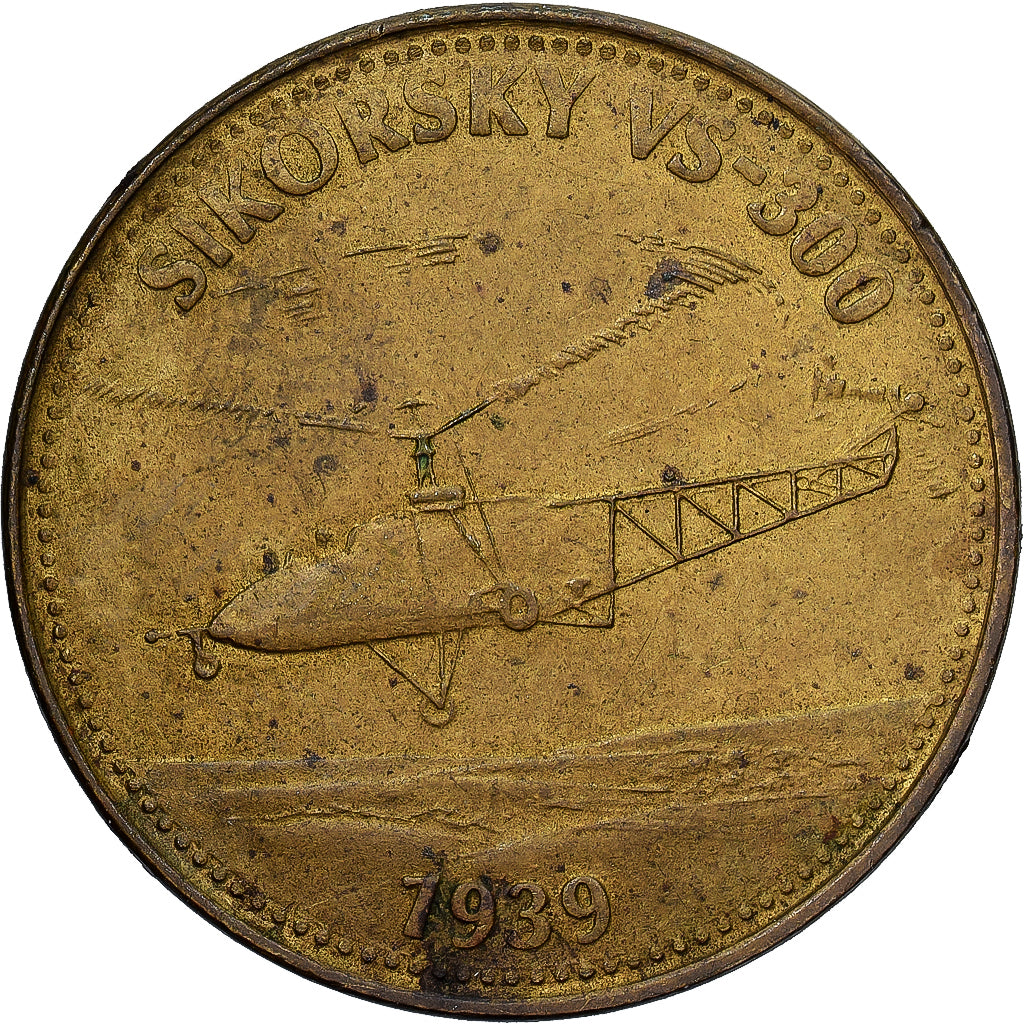France, Token, Aviation, Sikorsky, 1939, Sciences & Technologies, VF(20-25)