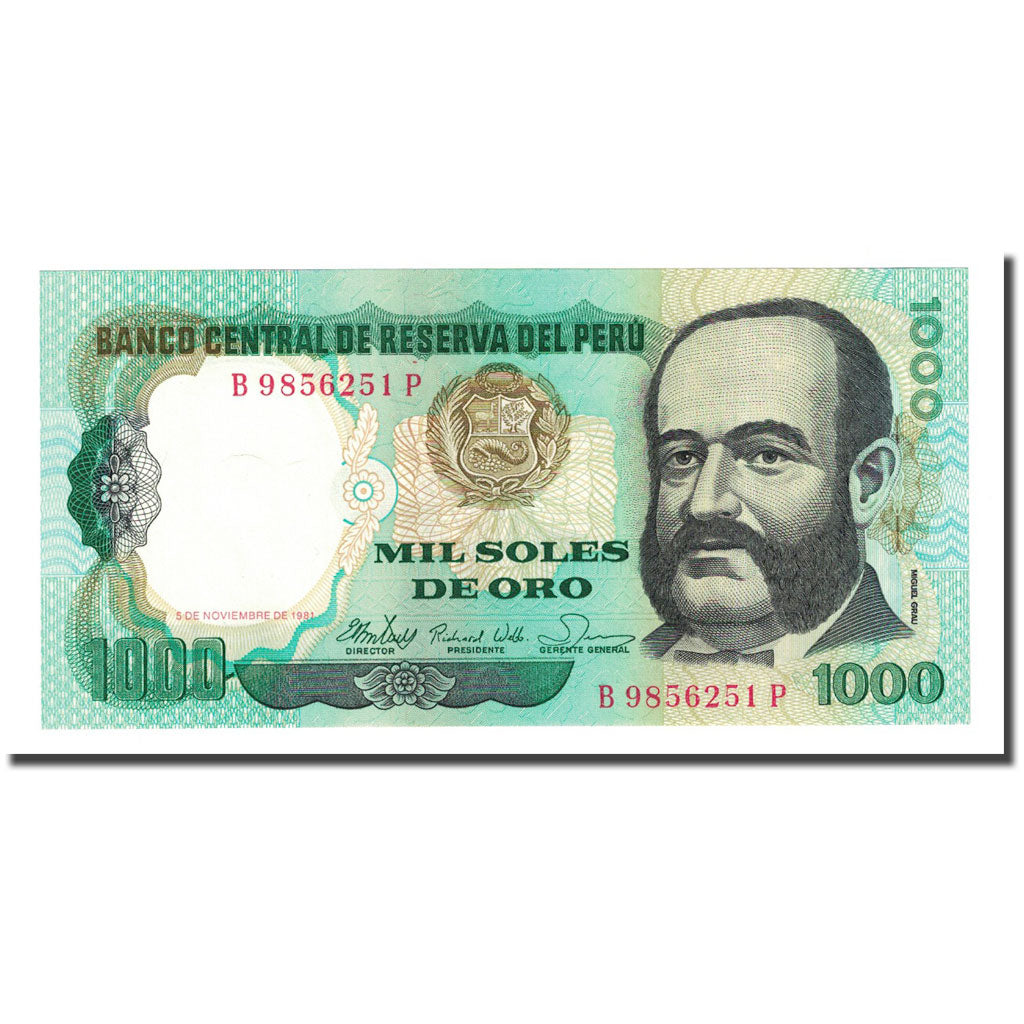Banknote, Peru, 1000 Soles De Oro, 1981-11-05, KM:122a, UNC(65-70)