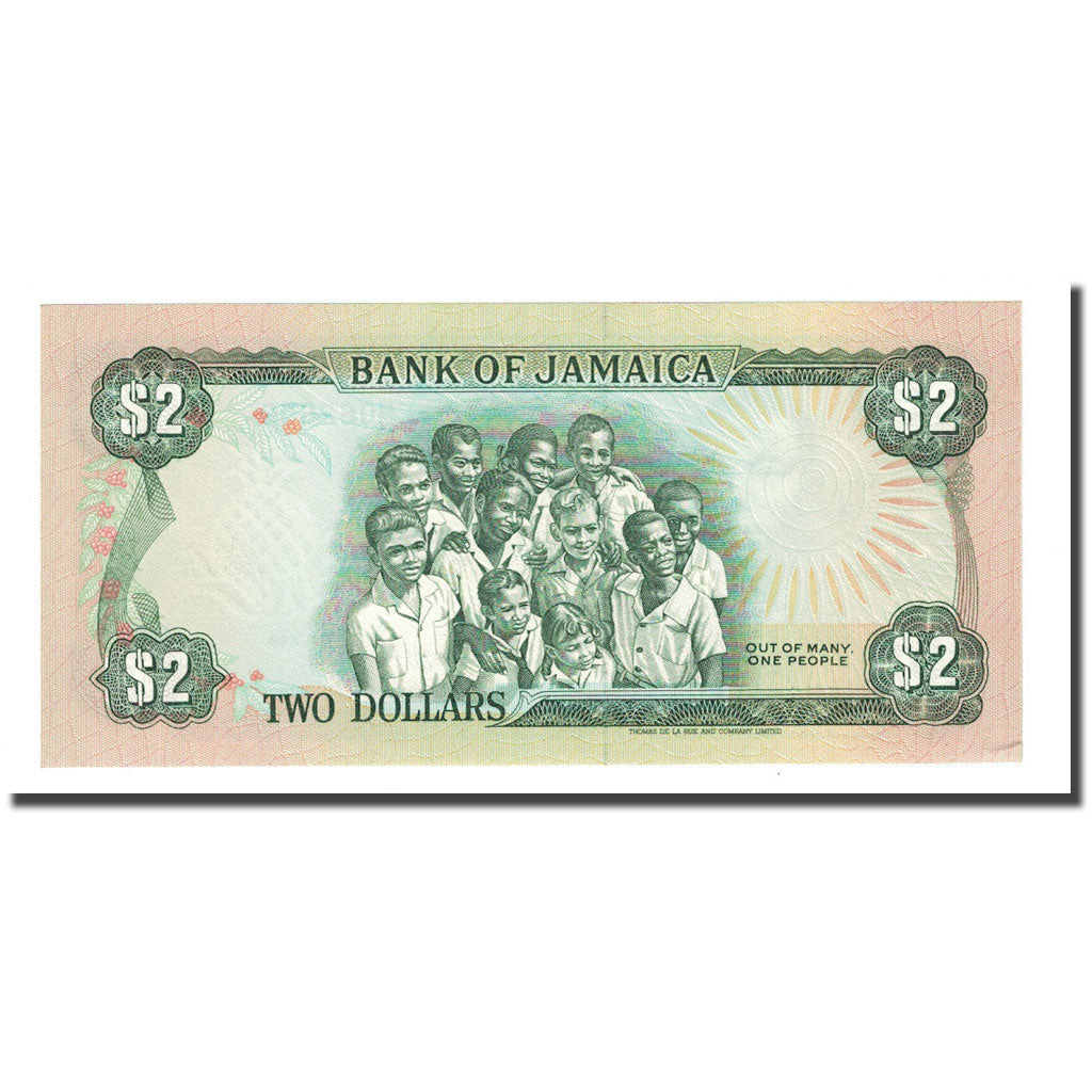 Nota, Jamaica, 2 Dollars, 1989-07-01, KM:69c, UNC(65-70)