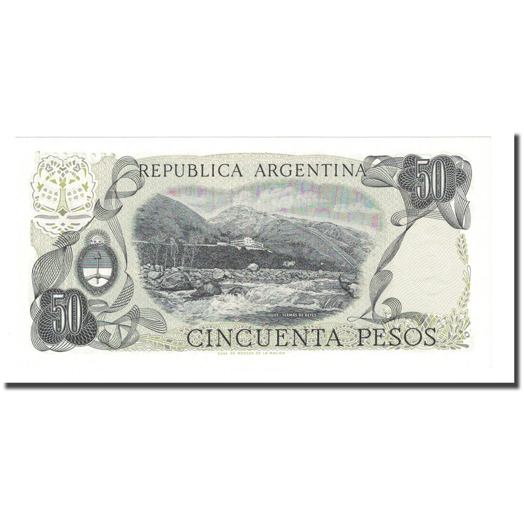 Banknote, Argentina, 50 Pesos, Undated (1976-78), KM:301a, UNC(65-70)