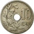 Moneta, Belgia, 10 Centimes, 1905, EF(40-45), Miedź-Nikiel, KM:52