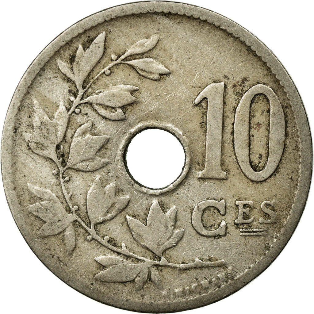 Moneta, Belgio, 10 Centimes, 1905, BB, Rame-nichel, KM:52