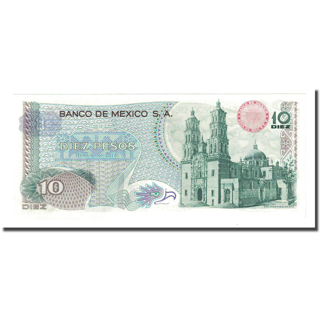 Billet, Mexique, 10 Pesos, 1974-10-16, KM:63g, NEUF