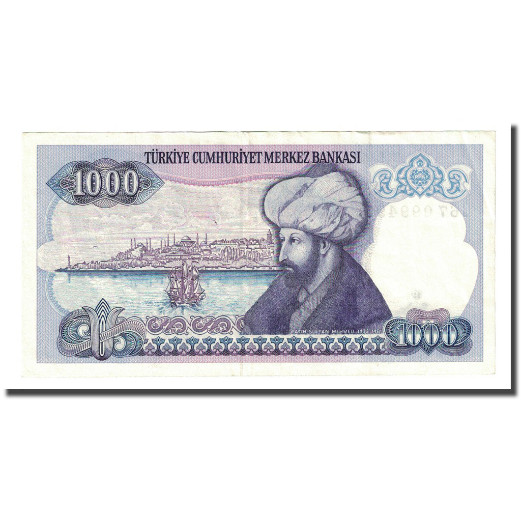 Banknote, Turkey, 1000 Lira, L.1970, KM:196, EF(40-45)