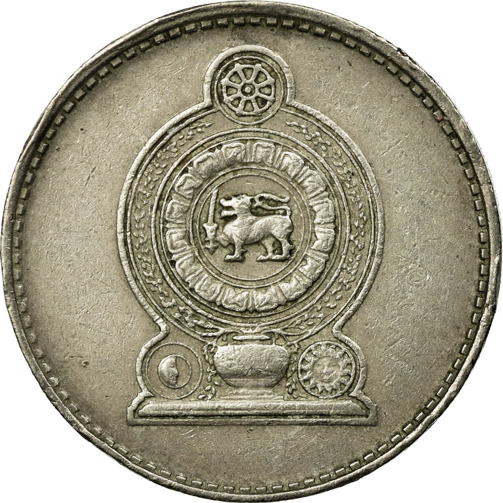 Moneta, Sri Lanka, 50 Cents, 1978, BB, Rame-nichel, KM:135.1