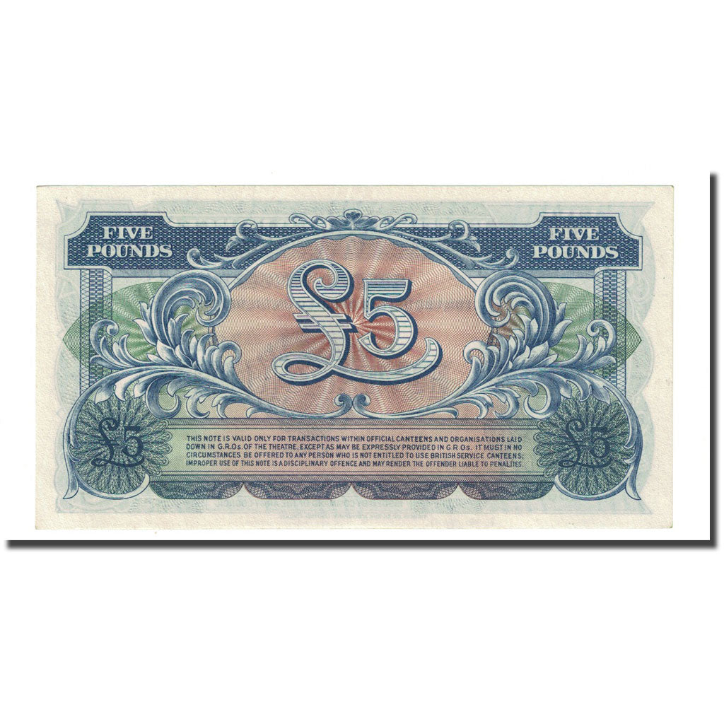 Geldschein, Großbritannien, 5 Pounds, Undated (1958), KM:M23, UNZ-