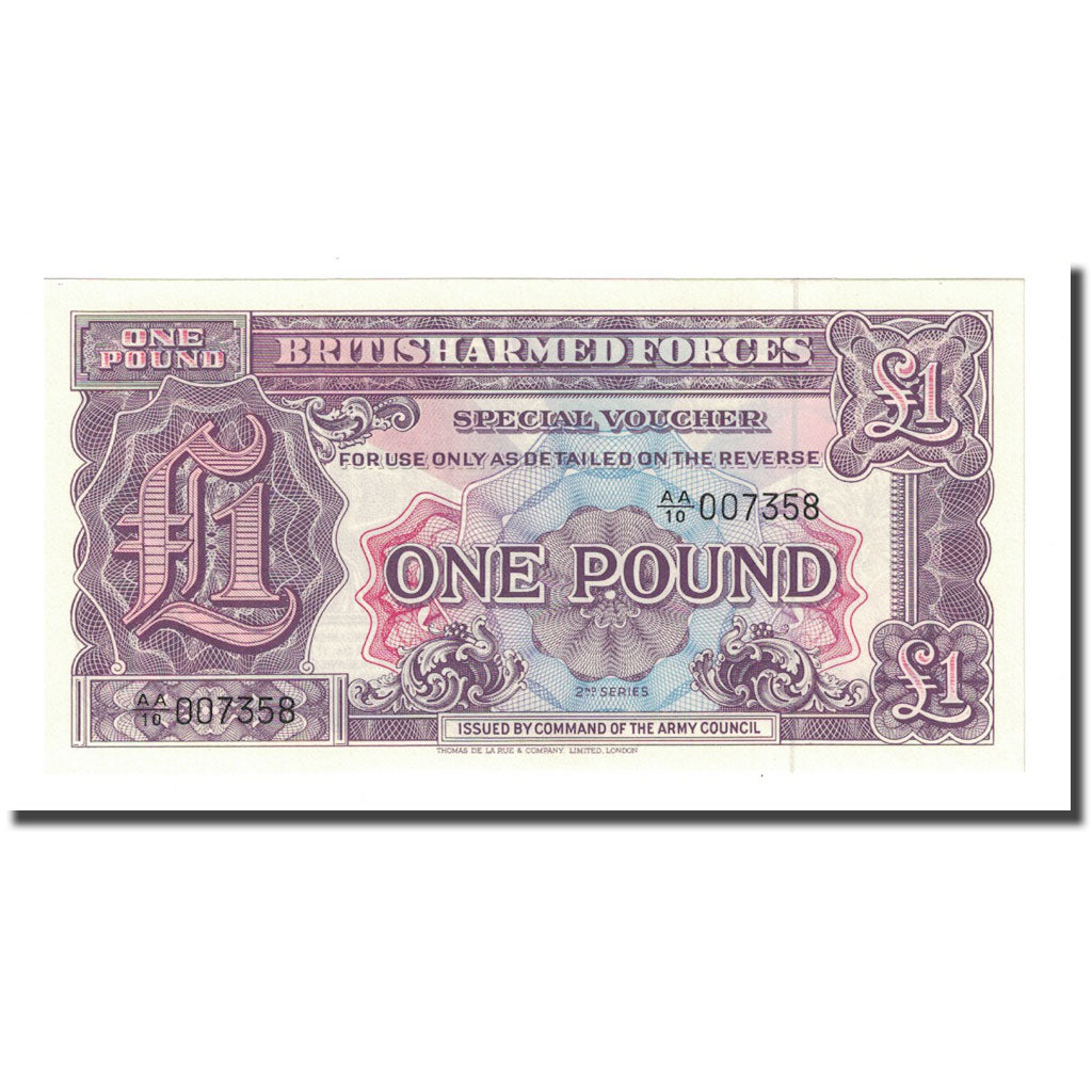 Banknote, Great Britain, 1 Pound, Undated (1948), KM:M22b, UNC(65-70)
