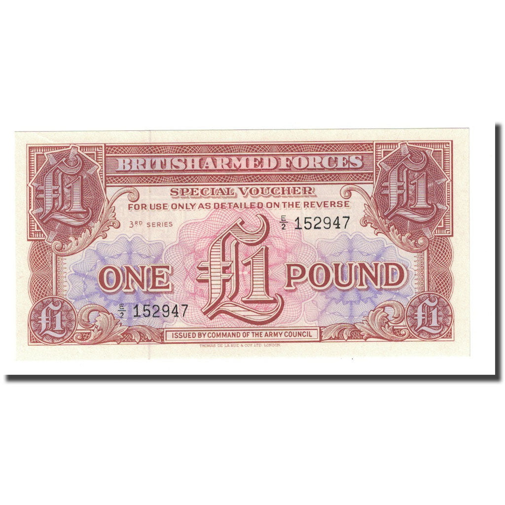 Banknote, Great Britain, 1 Pound, Undated (1956), KM:M29, UNC(65-70)