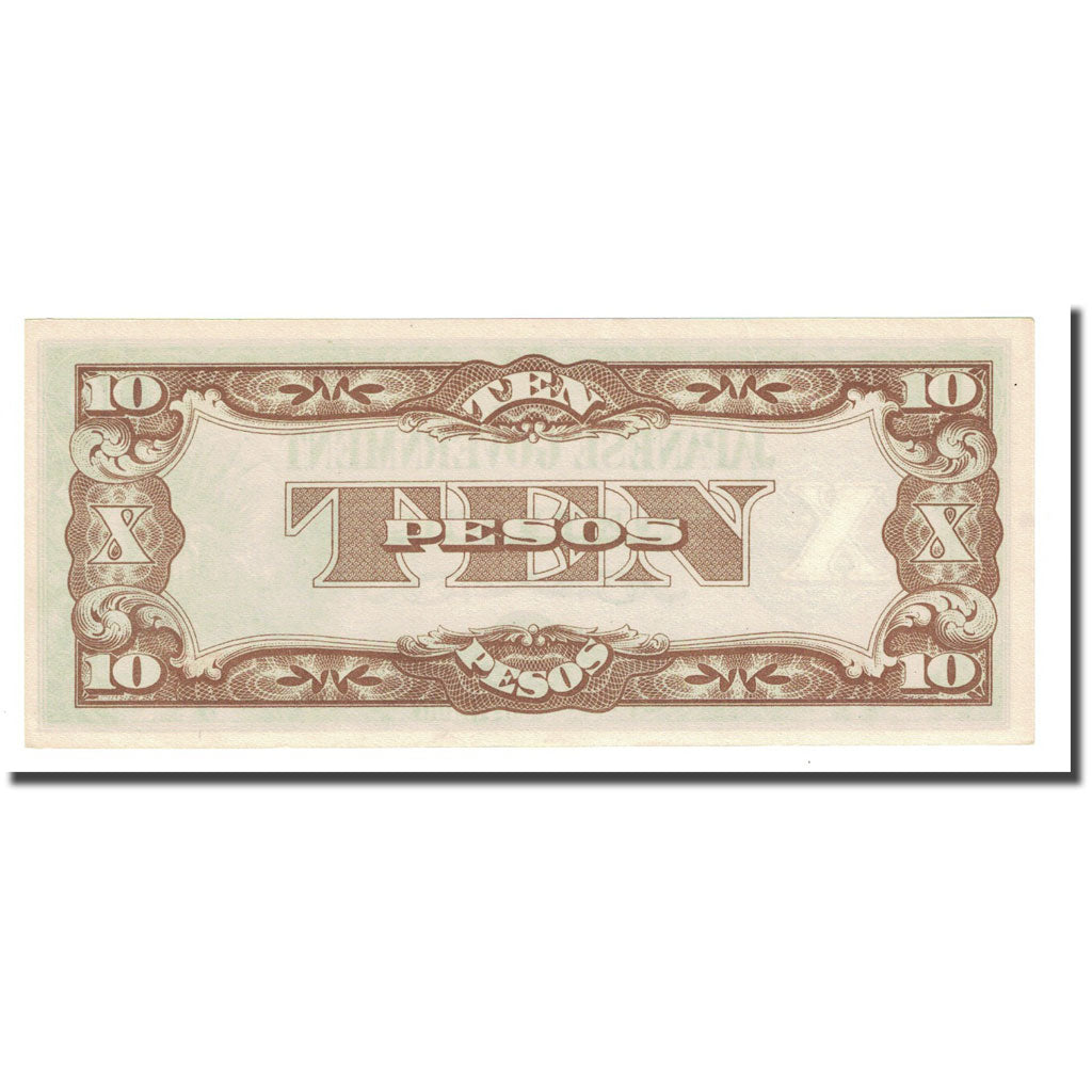 Banconote, Filippine, 10 Pesos, Undated (1942), KM:108a, FDS
