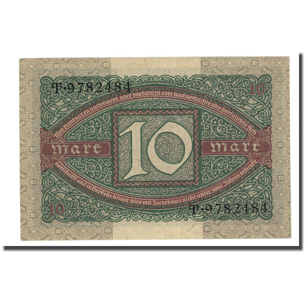 Banknote, Germany, 10 Mark, 1920-02-06, KM:67a, UNC(65-70)