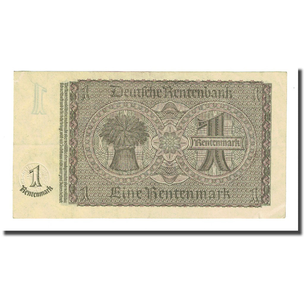 Banknote, Germany, 1 Rentenmark, 1937-01-30, KM:173b, VF(20-25)