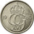 Moneda, Suecia, Carl XVI Gustaf, 50 Öre, 1980, MBC+, Cobre - níquel, KM:855