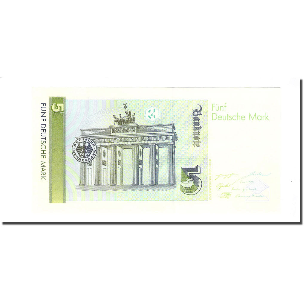 Banknote, GERMANY - FEDERAL REPUBLIC, 5 Deutsche Mark, 1991-08-01, KM:37